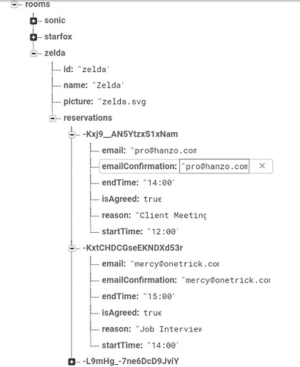 room data firebase screenshot